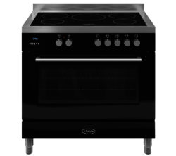 BRITANNIA  Q Line 90 Single Electric Induction Range Cooker - Black